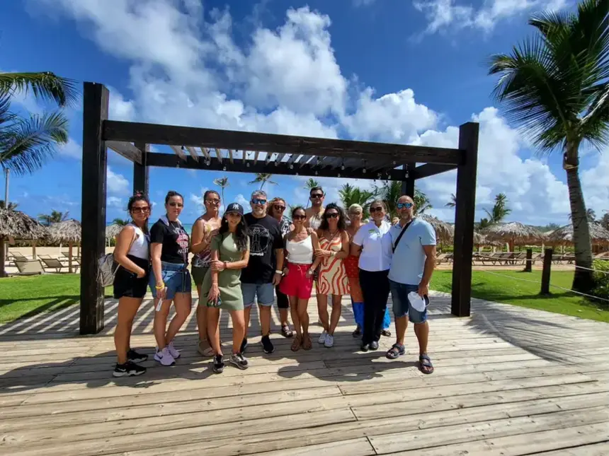 Viaje organizado por Nabyla Tours: Grupo de viaje en Punta Cana.